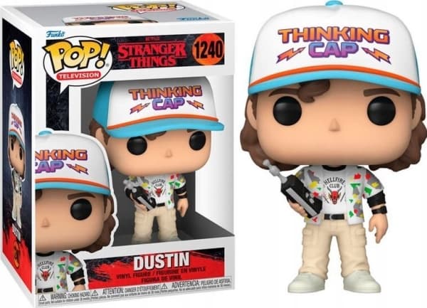 FUNKO POP! Vinilinė figūrėlė STRANGER THINGS: DUSTIN, 10 cm