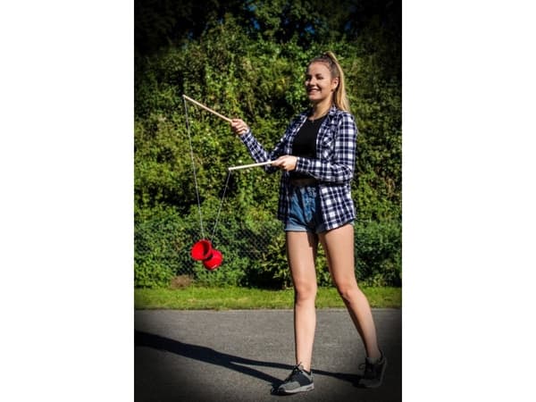 Schildkrot for sjonglering SCHILDKROT Diabolo Red