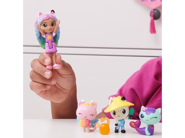 Gabby''s Dollhouse GDH FGR FrndsFgrPkRainbowGabby GML, 3 år, Flerfarget