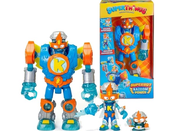 Magic Box Toys Figūrėlė Magic Box super zings dalykų superbot kazoom power robotas