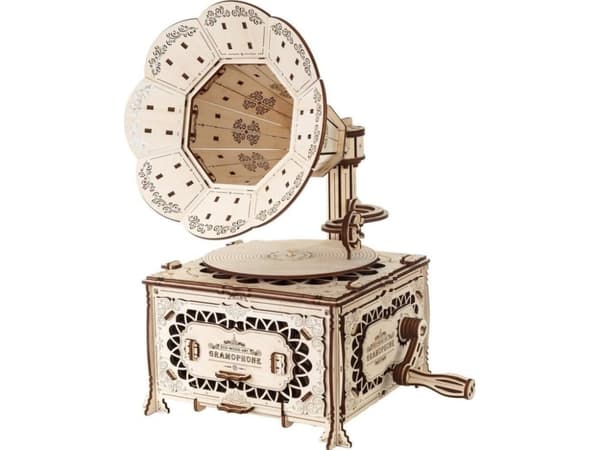 3D puslespillgrammofon i tre