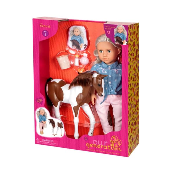 Our Generation Doll Yanira with Pet Foal Set