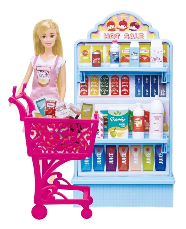 Anlily Docka & Shoppingset