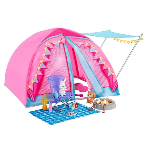 Barbie Campingtelt inkl. 2 dukker