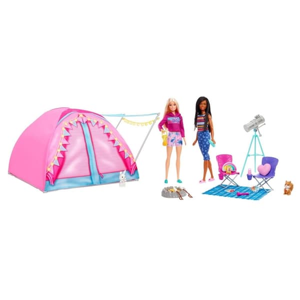 Barbie Campingtelt inkl. 2 dukker
