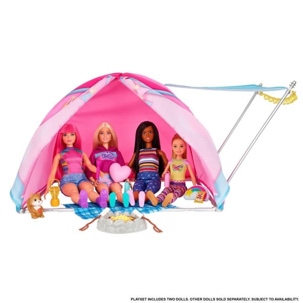 Barbie Campingtelt inkl. 2 dukker