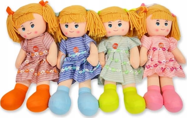 Sun-Day Doll 4 mønstre 30cm med stemme 163035 SunDay mix pris for 1 stk