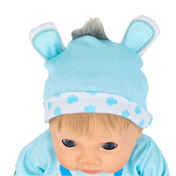 Tiny Treasure Doll Blonde, sininen Hippo asu