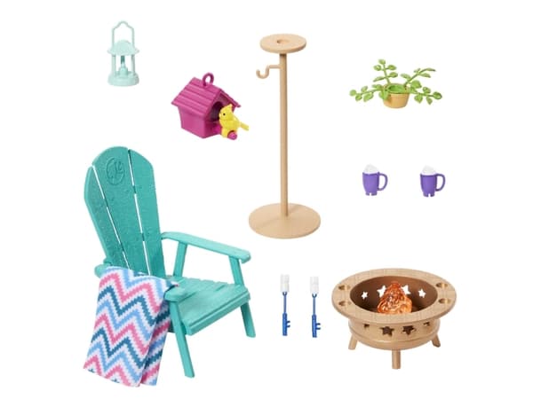 Mattel Meble i akcesoria Barbie Ognisko (HJV32)