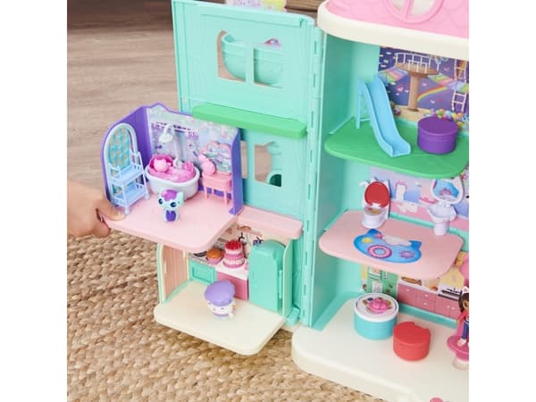 Gabbys Dollhouse Deluxe Room Bathroom, Fig. (with a seakill figure)