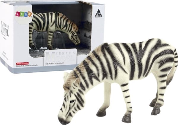 LeanToys Stor samlarfigur Zebra Världens djur