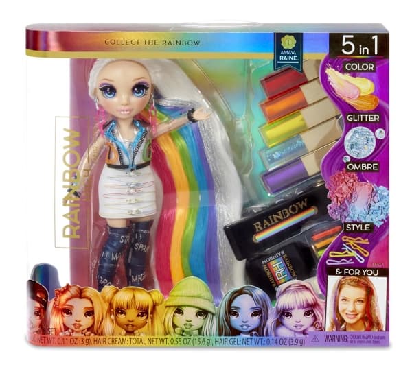 Rainbow High Hair Studio, Modedocka, Flicka, 5 År, Flicka, Multifärg