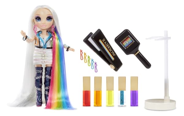 Rainbow High Hair Studio, Modedocka, Flicka, 5 År, Flicka, Multifärg
