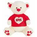 Miniatyrbild 1 av 2: Nallebjörn Love Glitter T-shirt Beige 90 cm