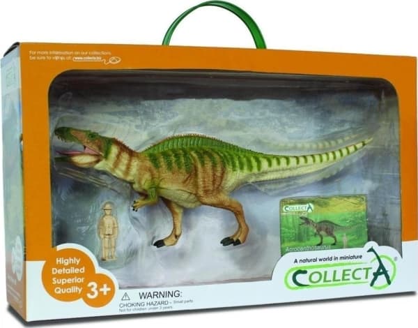 Figurine Dante Dinosaur Acrocanthosaurus in the package
