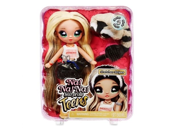 MGA Na! Na! Na! Surprise Teens Doll - Gretchen Stripes (Raccoon) 575498
