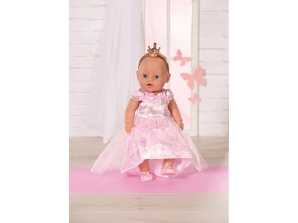 DUKKEKLÆR -  BABY BORN DELUXE PRINSESSE SETT 43CM