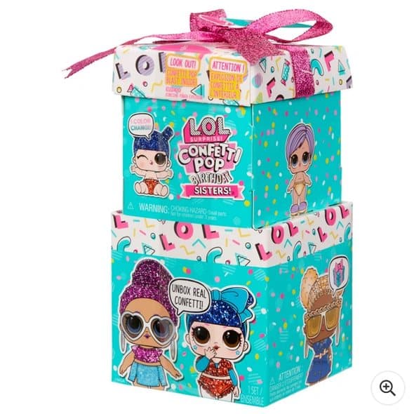 L.O.L. Surprise! Confetti Pop Birthday Sisters Assortment 1 Supplied