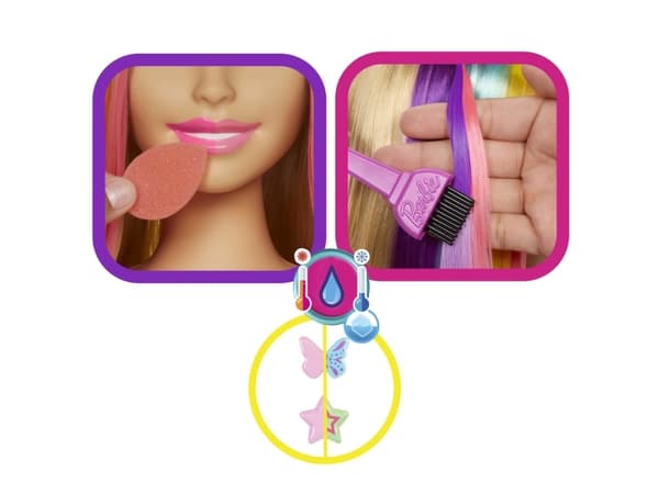 Barbie Neon Rainbow Deluxe Styling Head