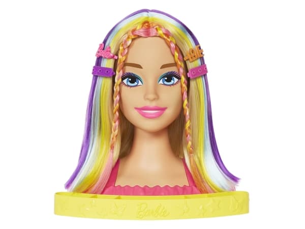 Barbie Neon Rainbow Deluxe Styling Head