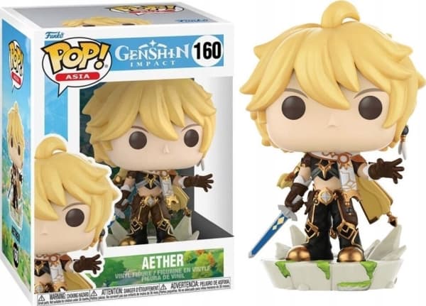 FUNKO POP Vinilinė figūrėlė: Genshin Impact - Aether, 11,4 cm