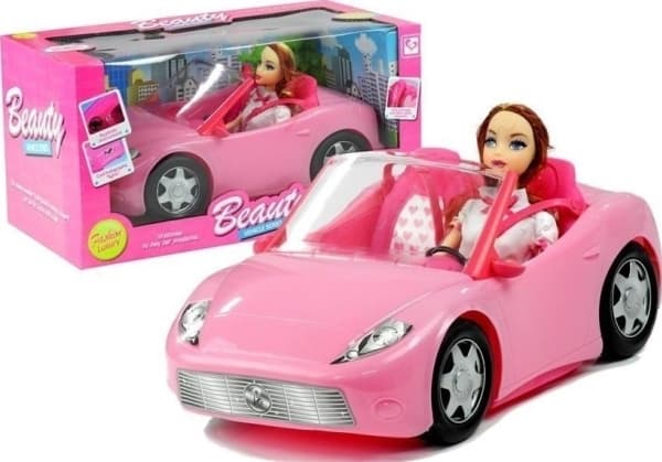LeanToys Doll on the Go Convertible Car for a Doll