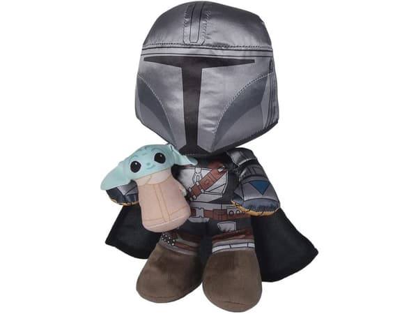 Disney The Mandalorian Mando + Grogu myk leketøy