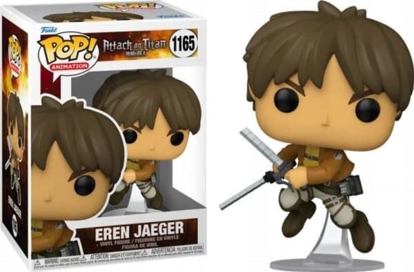 FUNKO POP! Vinilinė figūrėlė ATTACK ON TITAN: EREN JAEGER, 11,6 cm