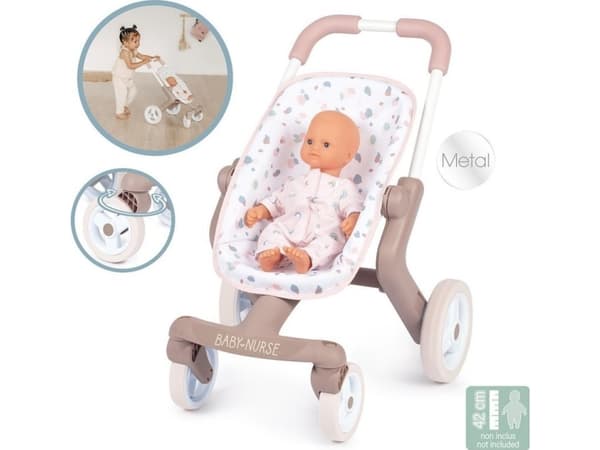 Smoby Barnvagn för Baby Sjuksköterska dockor Min första barnvagn
