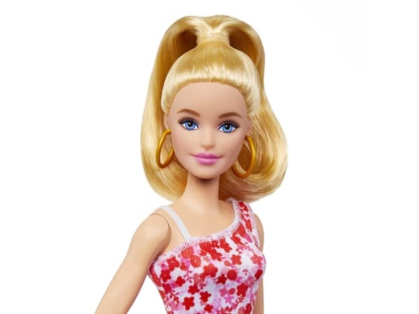 Barbie Fashionista Doll - Pink Floral Dress