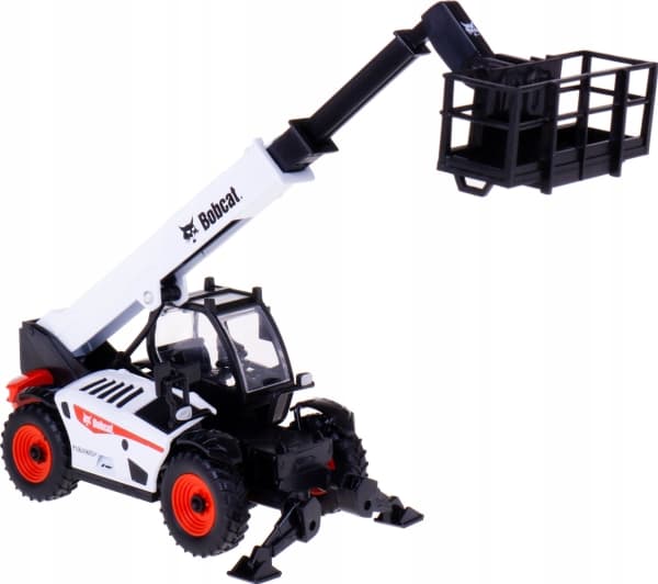 BBURAGO 1:48 teleskoplastare Bobcat T40.180SLP med plattform, 18-32088