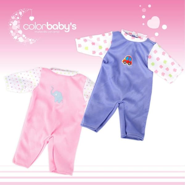 Bebisdocka Colorbaby 2 antal 24 x 42 x 11 cm