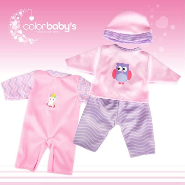Bebisdocka Colorbaby 2 antal 24 x 42 x 11 cm