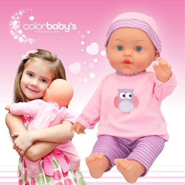 Bebisdocka Colorbaby 2 antal 24 x 42 x 11 cm