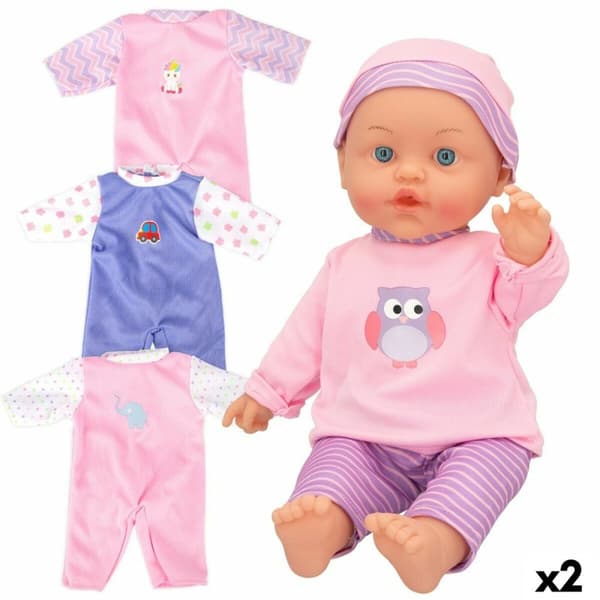 Bebisdocka Colorbaby 2 antal 24 x 42 x 11 cm