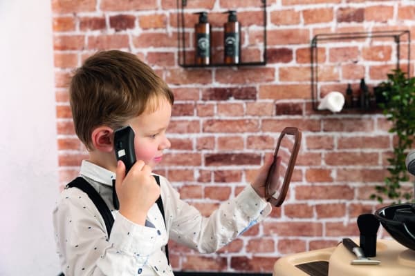 SMOBY barber shop with 19 accessories, 7600320243