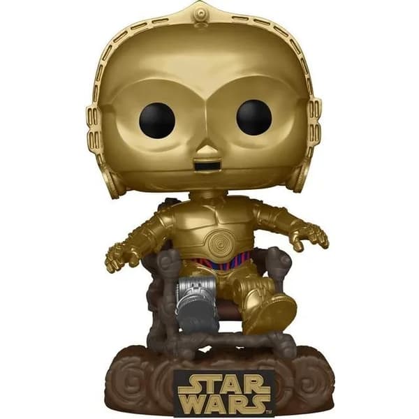FUNKO POP! Vinilinė figūrėlė: Star Wars: Return of The Jedi - C3P0 in chair, 11 cm