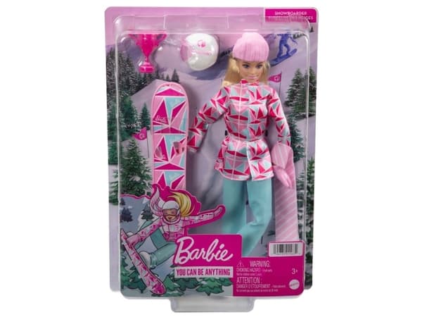 Barbie Snowboarder, Muotinukke, Naaras, 3 vuosi/vuosia, Tyttö, 298 mm, Monivärinen