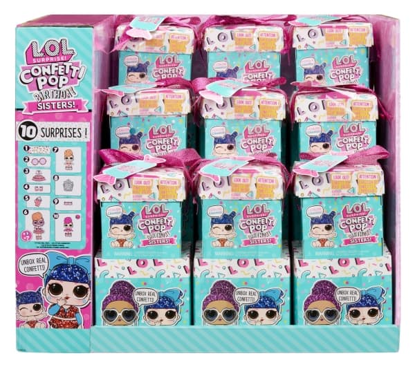 MGA LOL Surprise OMG Confetti Pop Birthday Sisters 589976