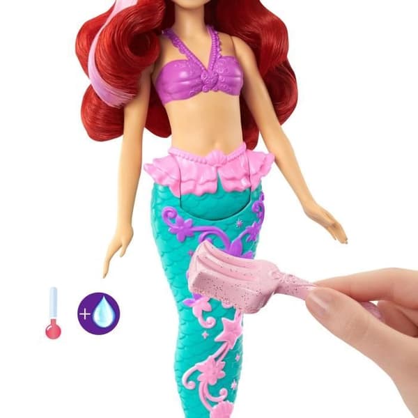 Disney Princess - Ariel Fantastiska Hår - Dockor - 3 År Och Uppåt