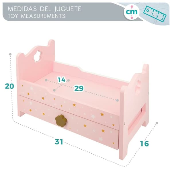 Seng Woomax Rosa 4 enheter 31 x 20 x 16 cm
