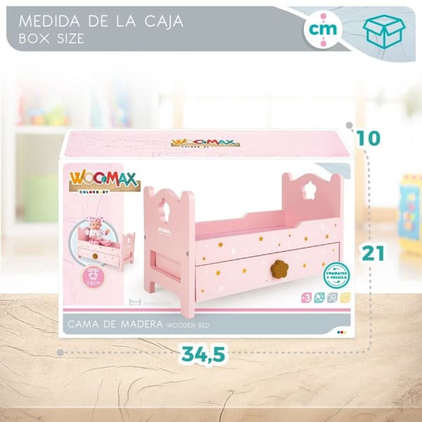 Seng Woomax Rosa 4 enheter 31 x 20 x 16 cm
