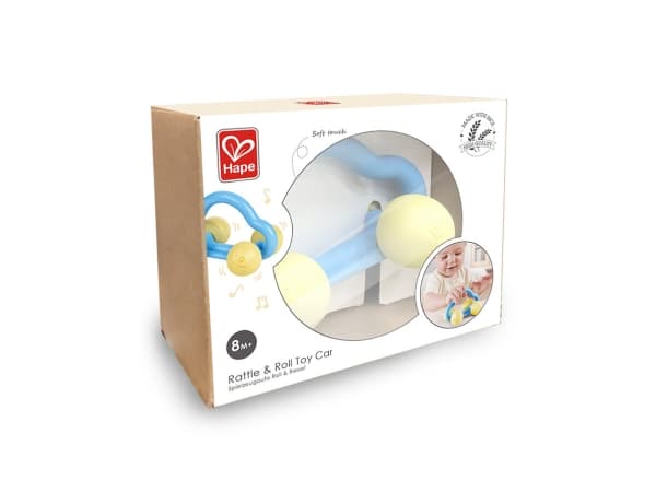Hape Rattle & Roll Toy Car