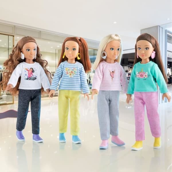 Melody Shoppingbox COROLLE GIRLS - modedocka - 6 accessoarer - 28 cm - från 4 år och uppåt