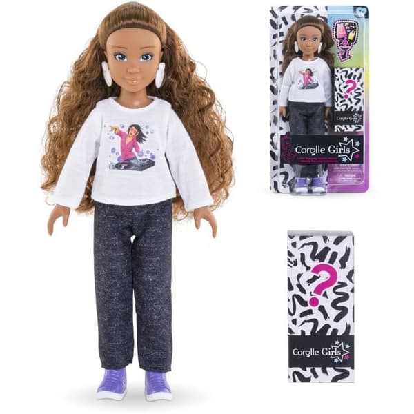 Melody Shoppingbox COROLLE GIRLS - modedocka - 6 accessoarer - 28 cm - från 4 år och uppåt