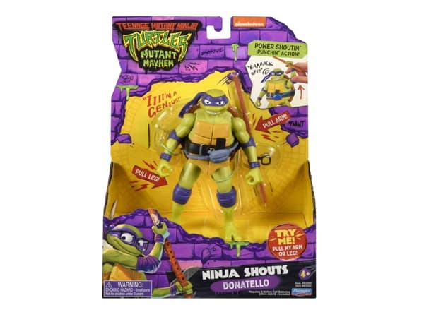 Kilpikonnat Mutant Mayhem Power Sounds 14cm Asst