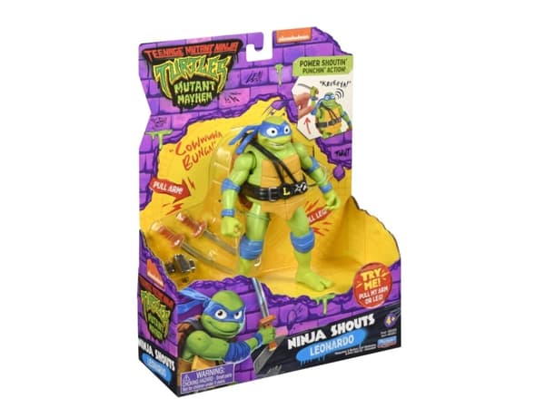 Kilpikonnat Mutant Mayhem Power Sounds 14cm Asst