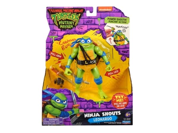 Kilpikonnat Mutant Mayhem Power Sounds 14cm Asst