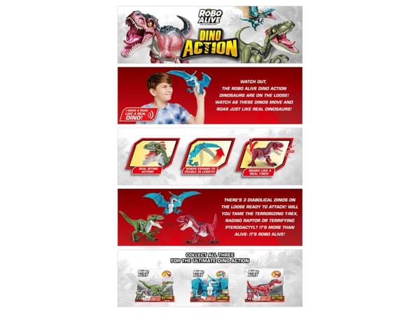 Figurka Zuru Figurka interaktywna Dino Action seria 1 T-REX