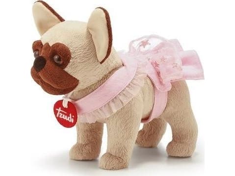 Trudi TRUDI FRANSK BULLDOG I ROSA KJOLE